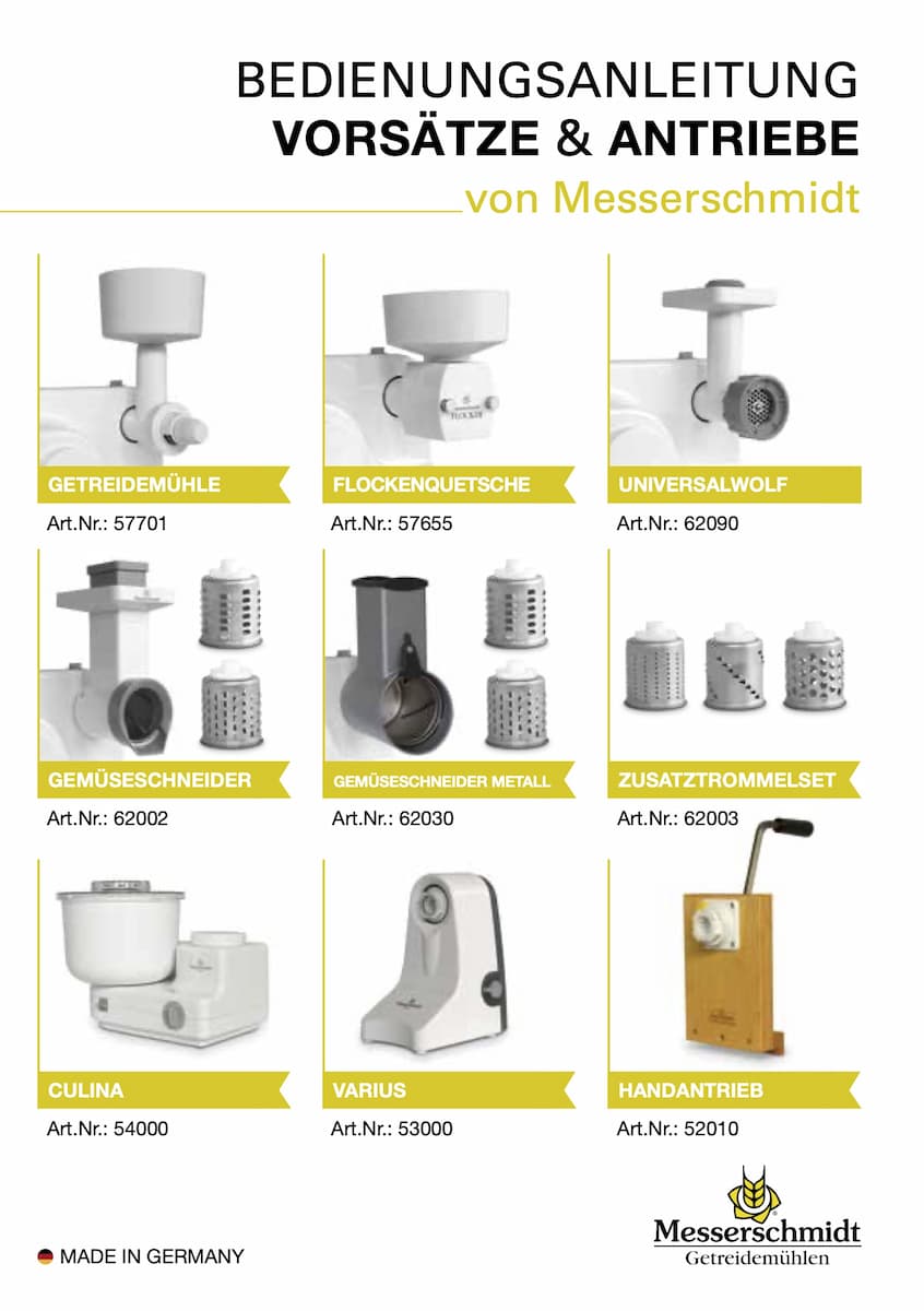 Messerschmidt Bedienungsanleitung de 1