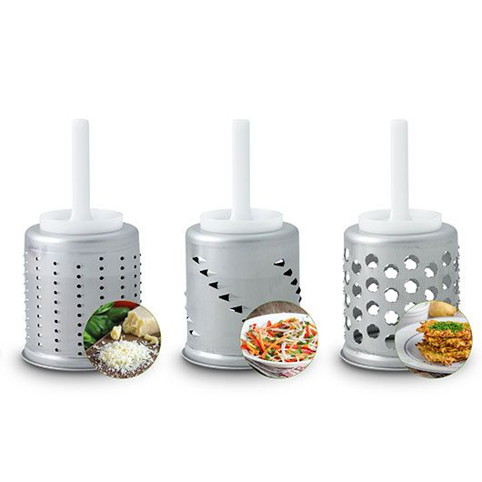 Gemüseschneider Vorsatz MVSA Metall für KitchenAid - Direktanschluss, inklusive Zusatztrommelset EMVSC 8 Gemüseschneider Vorsatz MVSA Metall für KitchenAid - Direktanschluss,  inklusive Zusatztrommelset EMVSC – Bild 8